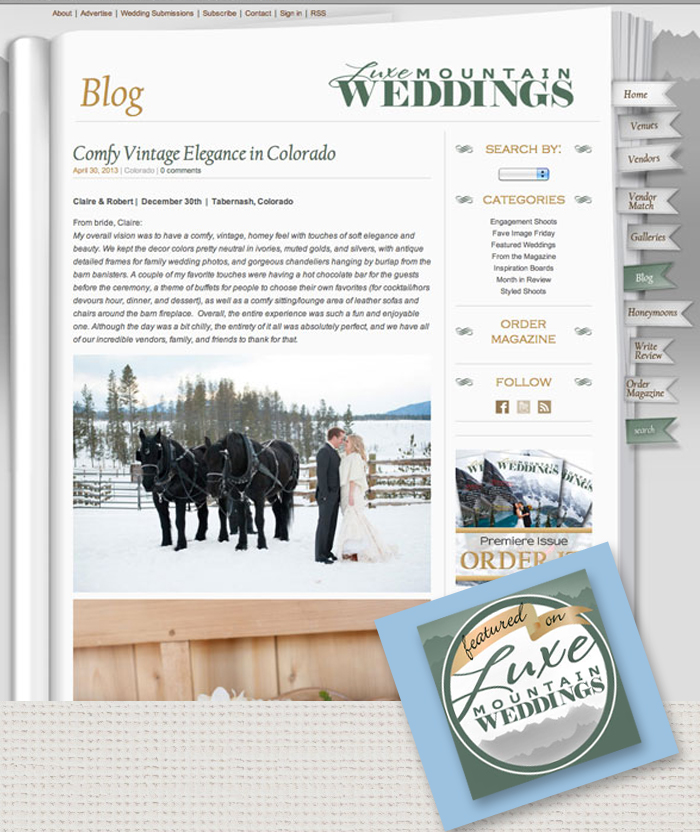 colorado mountain wedding planner